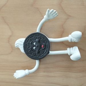 Vintage bendable Oreo cookie guy